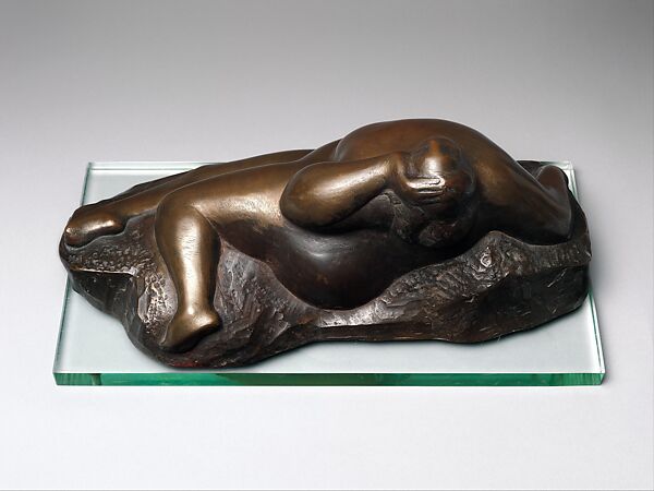 The Mountain, Gaston Lachaise (American (born France) Paris 1882–1935 New York), Bronze and glass