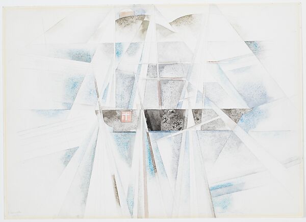 Bermuda No. 2, The Schooner, Charles Demuth (American, Lancaster, Pennsylvania 1883–1935 Lancaster, Pennsylvania), Watercolor and graphite on paper 