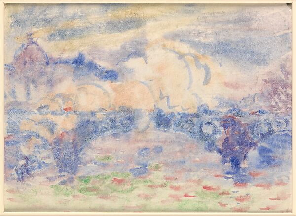 Mountain with Red House, Charles Demuth (American, Lancaster, Pennsylvania 1883–1935 Lancaster, Pennsylvania), Watercolor on paper