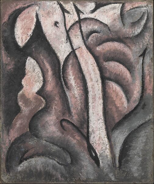 Sentimental Music, Arthur Dove (American, Canandaigua, New York 1880–1946 Huntington, New York), Pastel on paperboard 