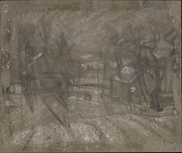 Sentimental Music, Arthur Dove (American, Canandaigua, New York 1880–1946 Huntington, New York), Pastel on board (recto) ; pastel on board (verso)