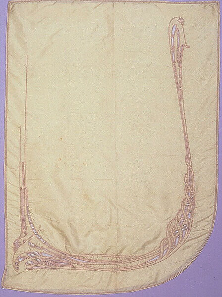 Panel, Hector Guimard (French, Lyons 1867–1942 New York), Silk on silk 