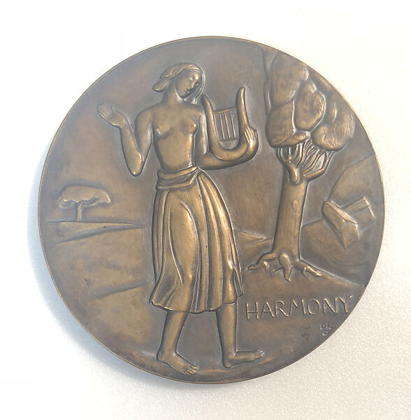 Harmony, Leo Friedlander (American, 1889–1966), Bronze 