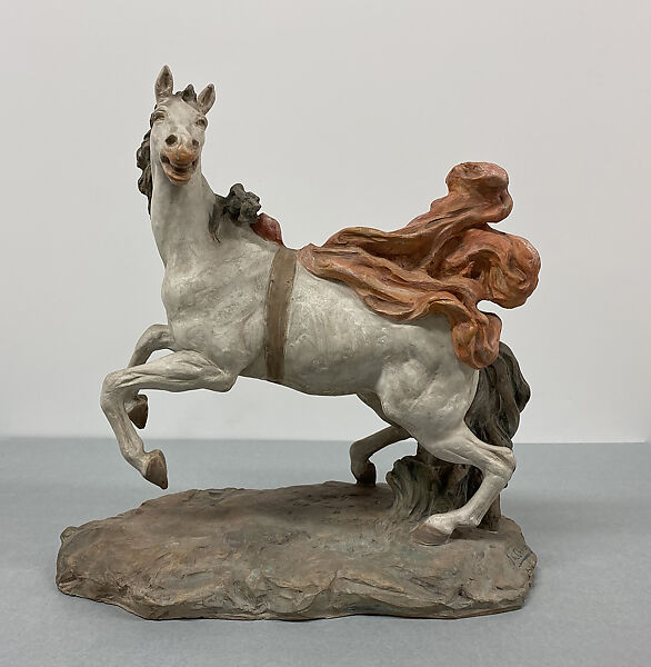 Horse, Giorgio de Chirico (Italian (born Greece), Vólos 1888–1978 Rome), Polychromed terracotta 