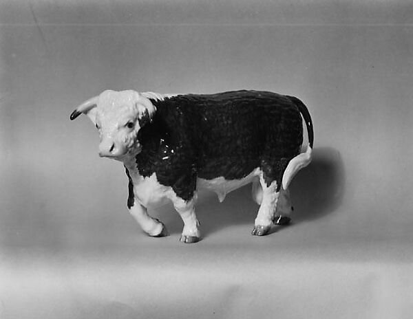 Hereford Bull, Edward Marshall Boehm (American, Baltimore, Maryland 1912–1969), Porcelain 