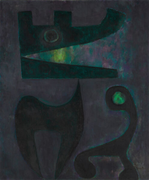 Dragon, William Baziotes (American, Pittsburgh, Pennsylvania 1912–1963 New York), Oil on canvas 