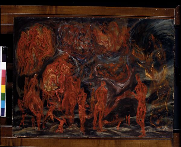 Interwoven Thread, Kenneth Callahan (American, Spokane, Washington 1905–1986 Seattle, Washington), Oil on wood 