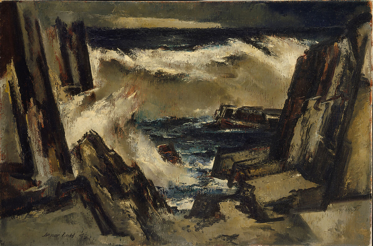 Monhegan Theme, Lamar Dodd (American, Fairburn, Georgia 1909–1996 Athens, Greece), Oil on canvas 