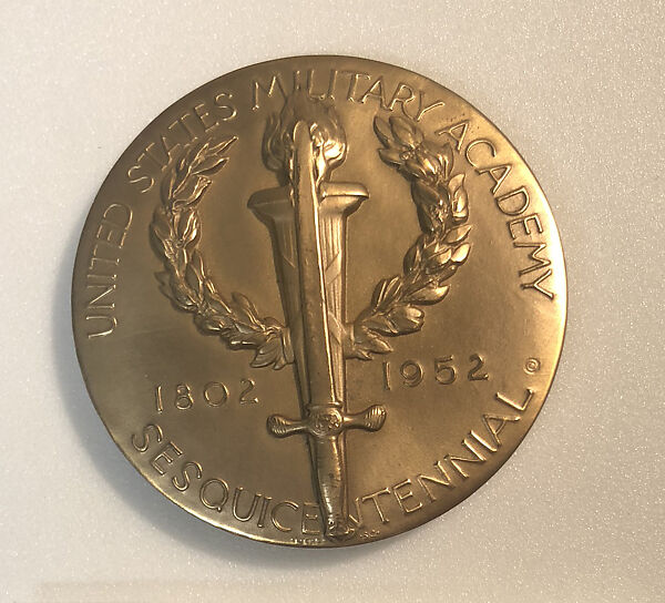 The Sesquicentennial Medallion of the United States Military Academy, Laura Gardin Fraser (American, 1889–1966), Bronze