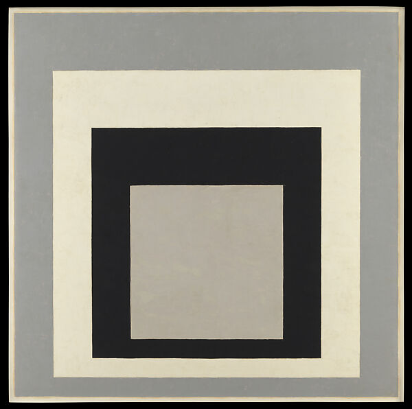 Homage to the Square: Precinct, Josef Albers (American (born Germany), Bottrop 1888–1976 New Haven, Connecticut), Oil on Masonite 
