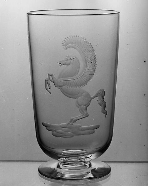 Pegasus, Sidney Biehler Waugh (American, Amherst, Massachusetts 1904–1963 New York), Glass 