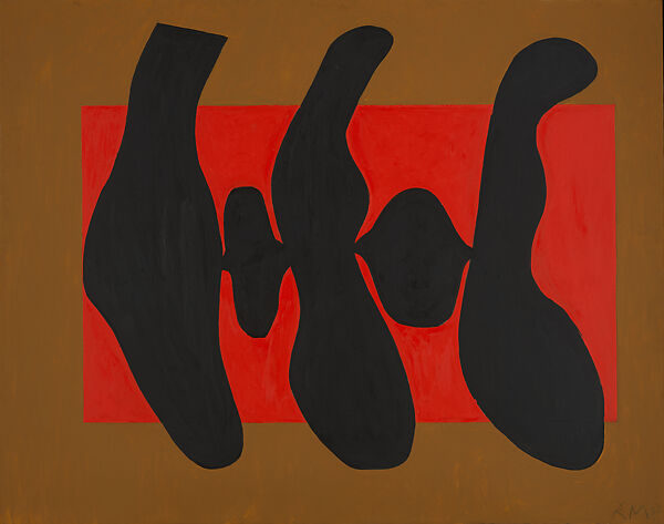 La Danse II, Robert Motherwell (American, Aberdeen, Washington 1915–1991 Provincetown, Massachusetts), Oil on canvas 