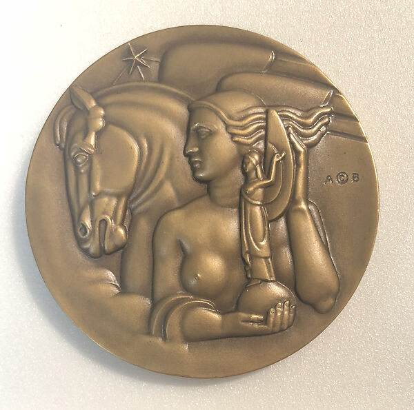 The Goddess of Art, Abram Belskie (American (born England), London 1907–1988), Bronze 