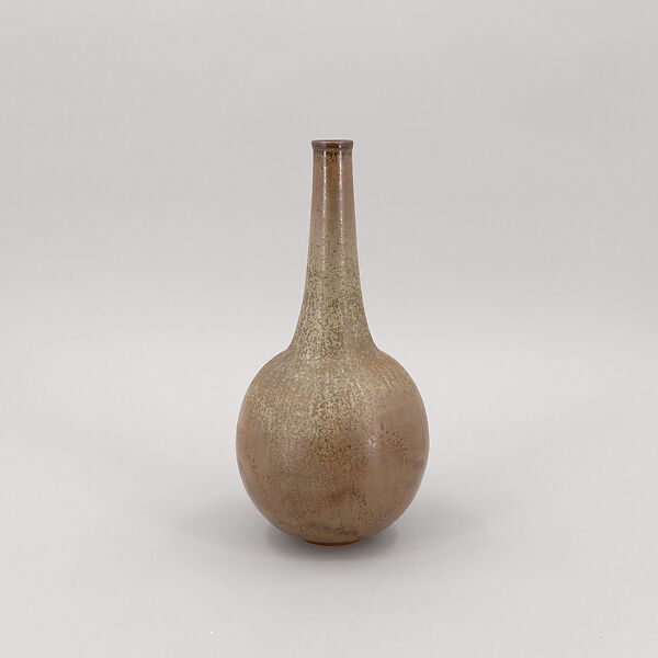 Bottle, Gertrud Natzler (American (born Austria), Vienna 1908–1971 Los Angeles, California), Stoneware 