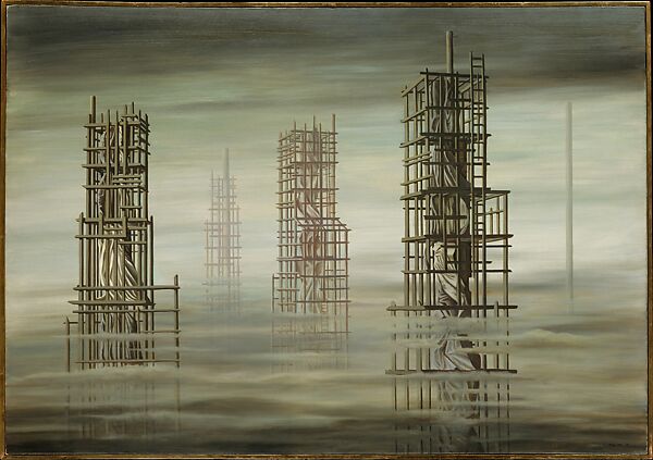 Tomorrow is Never, Kay Sage  American, Oil on canvas