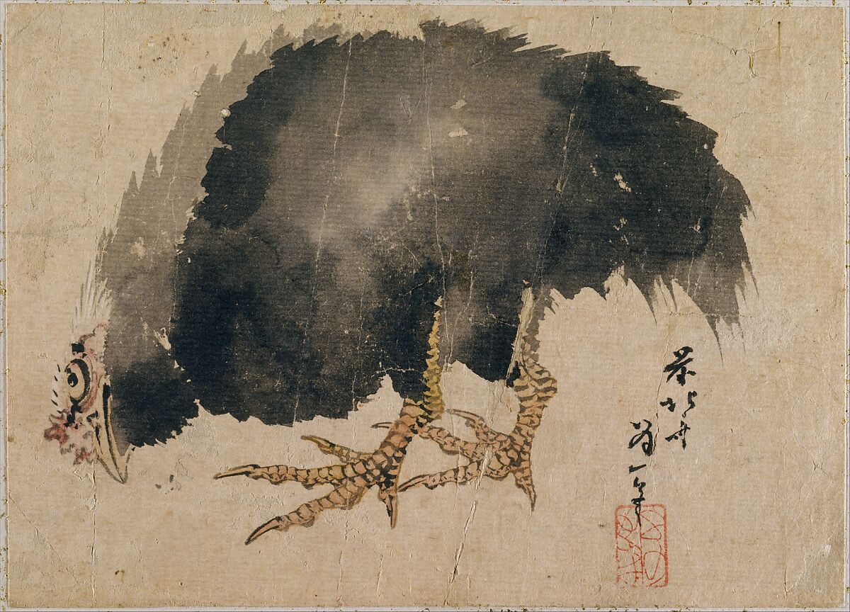 Album of Sketches by Katsushika Hokusai and His Disciples, Katsushika Hokusai and others Japanese, Album of one hundred and nine leaves; ink on paper, ink and color on paper, Japan