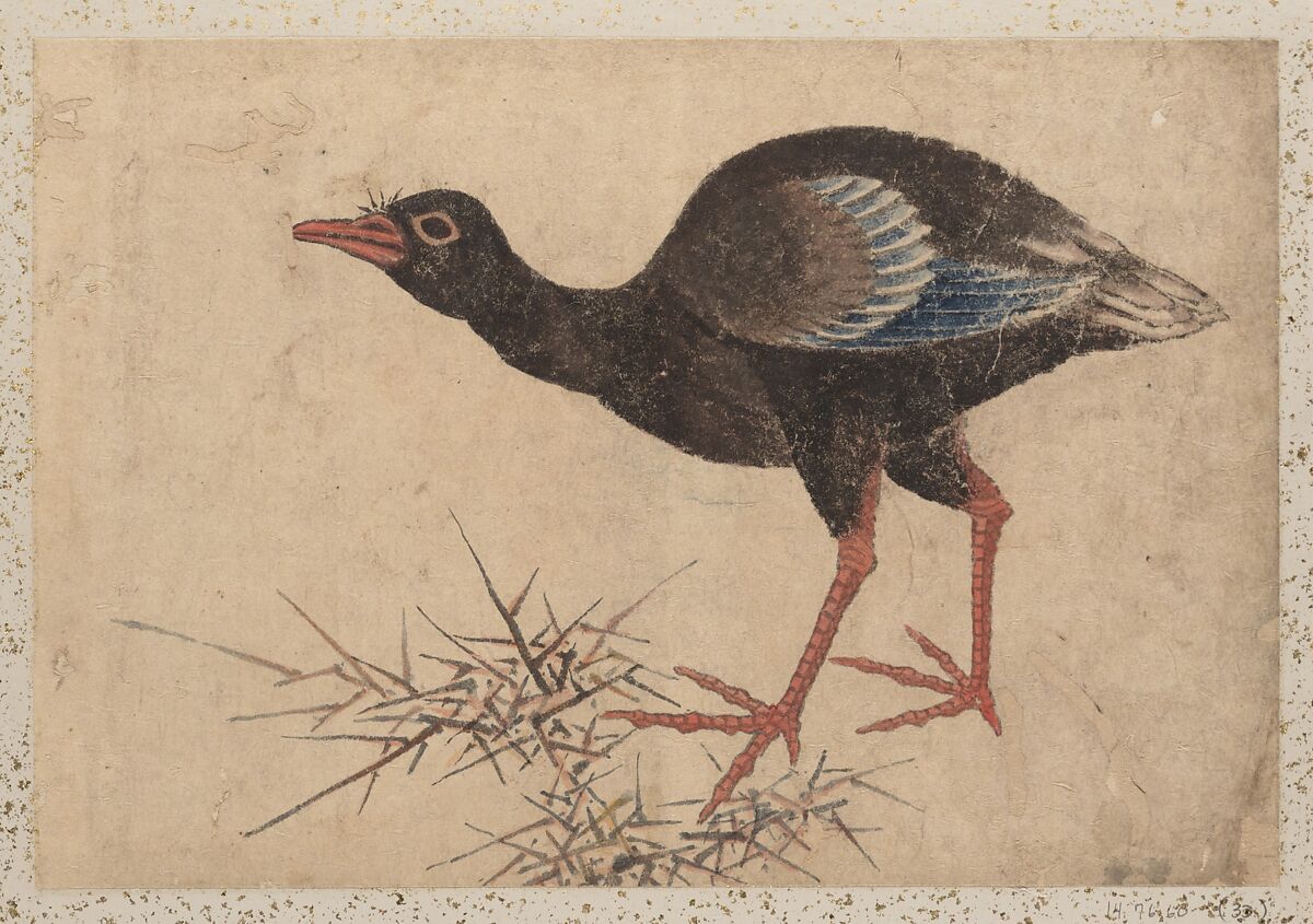 Album of Sketches by Katsushika Hokusai and His Disciples, Katsushika Hokusai (Japanese, Tokyo (Edo) 1760–1849 Tokyo (Edo)) and others, Album of one hundred and nine leaves; ink on paper, ink and color on paper, Japan