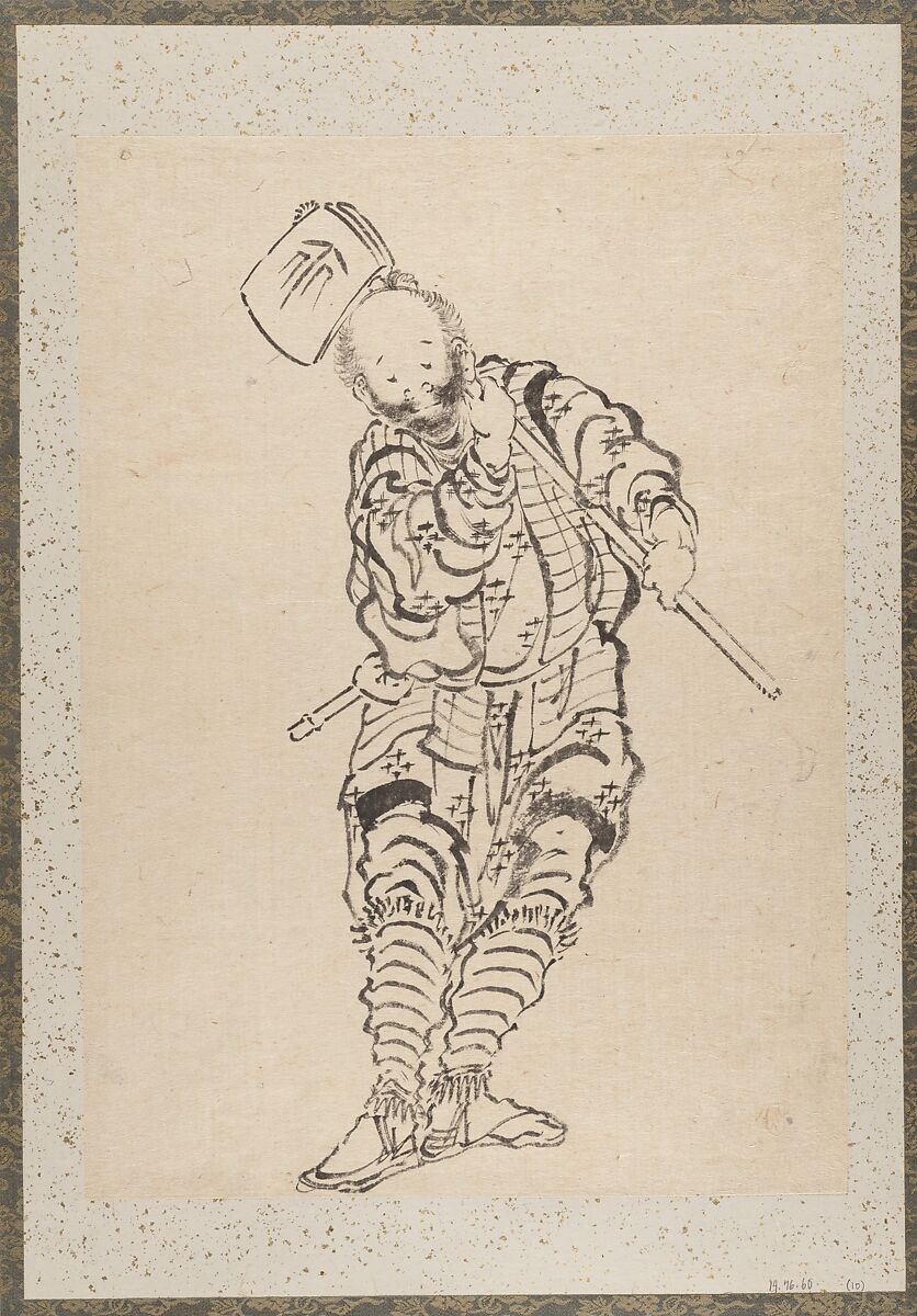 Album of Sketches by Katsushika Hokusai and His Disciples, Katsushika Hokusai (Japanese, Tokyo (Edo) 1760–1849 Tokyo (Edo)) and others, Album of one hundred and nine leaves; ink on paper, ink and color on paper, Japan