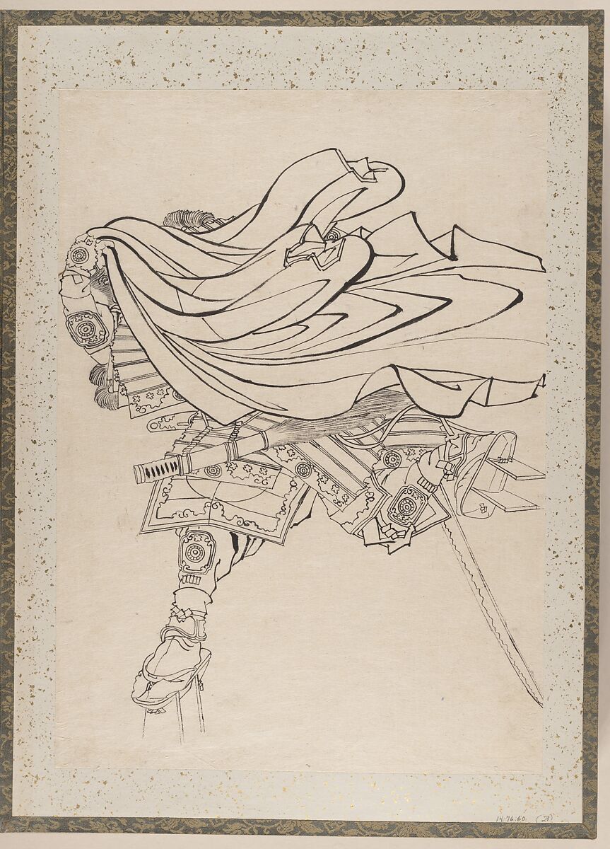 Album of Sketches by Katsushika Hokusai and His Disciples, Katsushika Hokusai (Japanese, Tokyo (Edo) 1760–1849 Tokyo (Edo)) and others, Album of one hundred and nine leaves; ink on paper, ink and color on paper, Japan