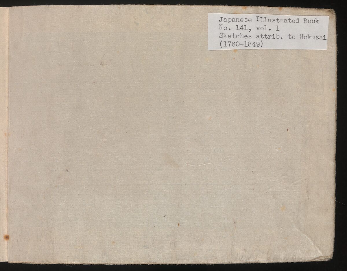 Miniature Drawings for Craftspeople, Katsushika Hokusai (Japanese, Tokyo (Edo) 1760–1849 Tokyo (Edo)), Two albums pasted with 548 drawings; ink and color on paper, Japan