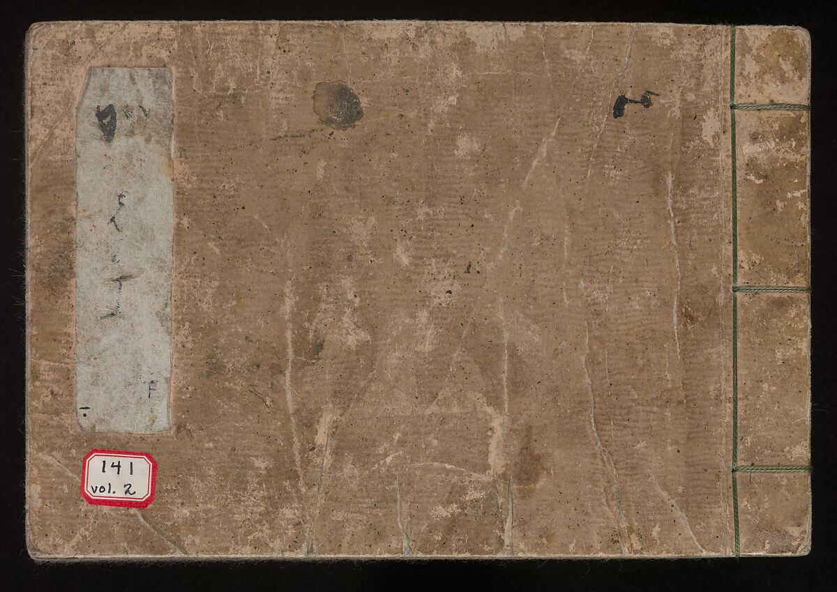 Miniature Drawings for Craftspeople, Katsushika Hokusai (Japanese, Tokyo (Edo) 1760–1849 Tokyo (Edo)), Two albums pasted with 548 drawings; ink and color on paper, Japan