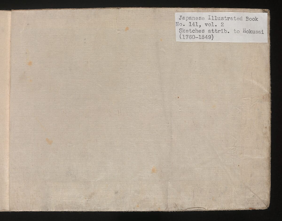Miniature Drawings for Craftspeople, Katsushika Hokusai (Japanese, Tokyo (Edo) 1760–1849 Tokyo (Edo)), Two albums pasted with 548 drawings; ink and color on paper, Japan