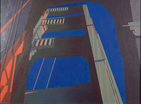 Golden Gate, Charles Sheeler  American, Oil on canvas