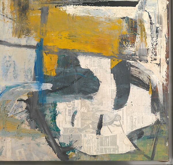Easter Monday, Willem de Kooning (American (born The Netherlands), Rotterdam 1904–1997 East Hampton, New York), Oil and newspaper transfer on canvas