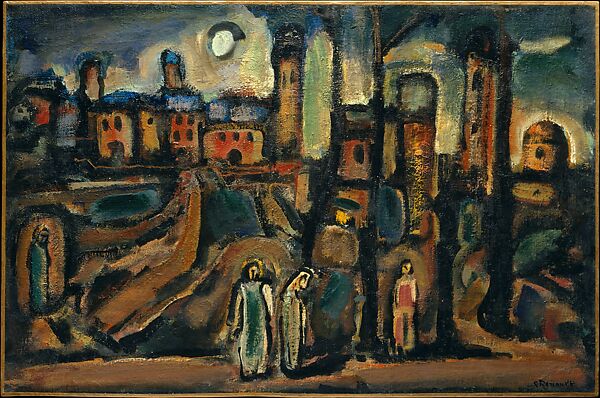 Twilight, Georges Rouault (French, Paris 1871–1958 Paris), Oil on canvas 