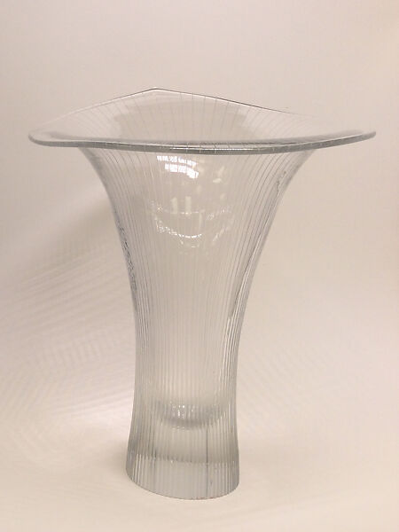 "Kanttarelli" Vase (Model No. 3280), Tapio Wirkkala (Finnish, Hanko 1915–1985 Esbo), Glass 