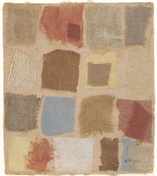 Number 30, Anne Ryan (American, Hoboken, New Jersey 1889–1954 Morristown, New Jersey), Collage of cut and torn colored papers and fabrics on handmade paper 