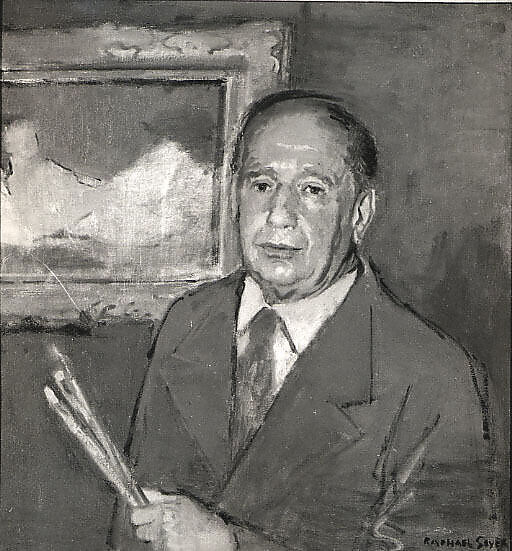 Hugo Kastor, Raphael Soyer (American (born Russia), Borisoglebsk 1899–1987 New York), Oil on canvas 