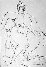 Nude, Gaston Lachaise (American (born France) Paris 1882–1935 New York), Graphite on paper 