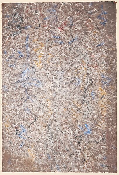 World Dust, Mark Tobey (American, Centerville, Wisconsin 1890–1976 Basel), Gouache and watercolor on paper 