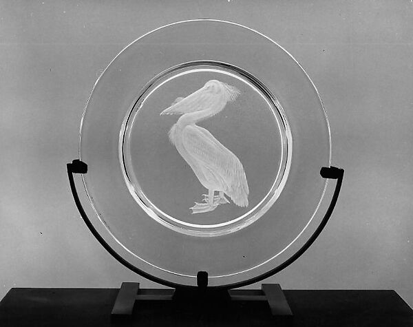 White Pelican, Sidney Biehler Waugh (American, Amherst, Massachusetts 1904–1963 New York), Glass 