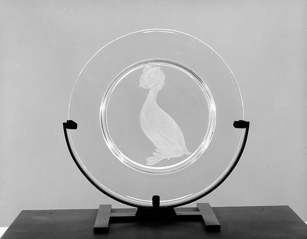 Horned Grebe, Sidney Biehler Waugh (American, Amherst, Massachusetts 1904–1963 New York), Glass 