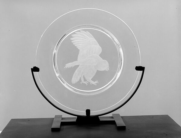 Barred Owl, Sidney Biehler Waugh (American, Amherst, Massachusetts 1904–1963 New York), Glass 
