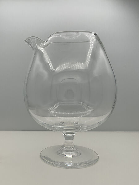 Brandy balloon, Corning Glass Works, Steuben Division (Corning, New York), Glass 