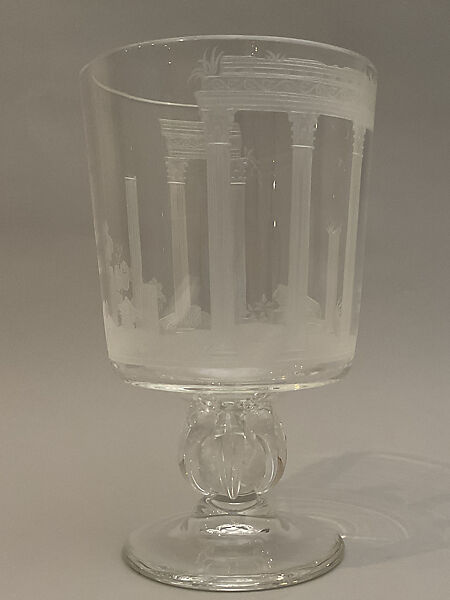 "Civilization" Vase, Laurence Whistler (British, Eltham, Kent 1912–2000 Headington, Oxford), Glass