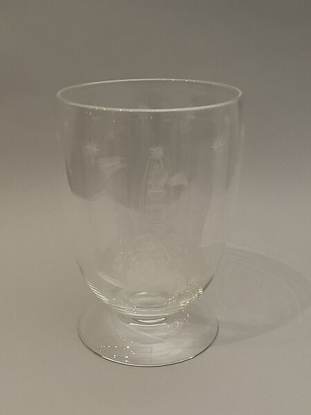 "Fountain in Spain" Vase, Sir Muirhead Bone (British, Glasgow, Scotland 1876–1953 Oxford), Glass