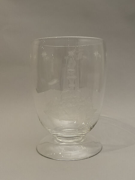"Fountain in Spain" Vase, Sir Muirhead Bone (British, Glasgow, Scotland 1876–1953 Oxford), Glass 