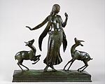 Dancer and Gazelles, Paul Manship  American, Bronze