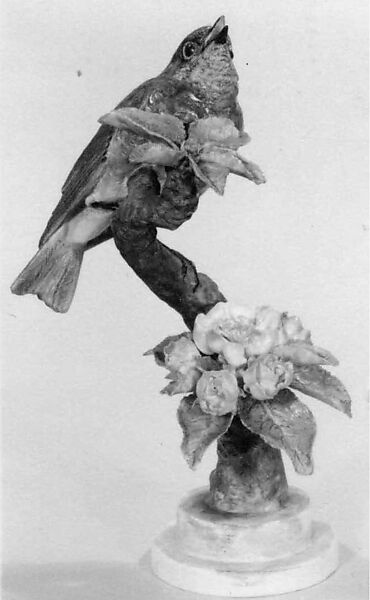 Bird (male bluebird), Dorothy Doughty (British, 1893–1963), Bone china porcelain 
