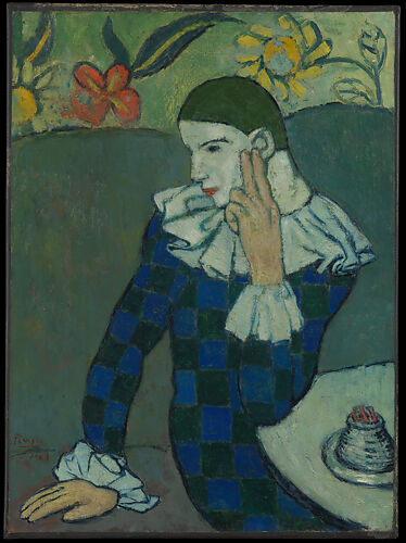 Seated Harlequin