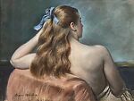 Portrait of a Young Girl, Eugene Speicher  American, Pastel on paper