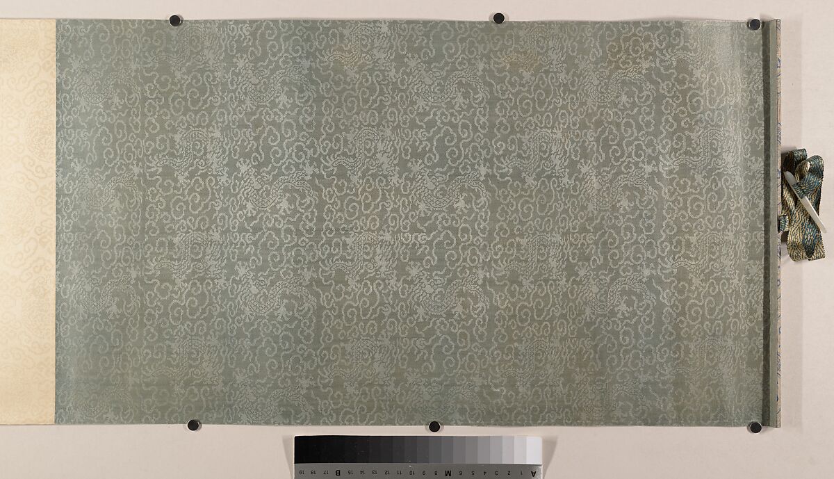 Daoist immortals in a landscape, Unidentified artist Chinese, active 16th century, Handscroll; ink and color on silk, China