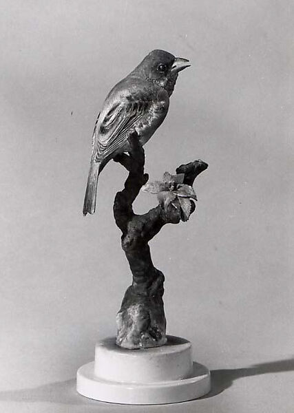 Bird (male Indigo Bunting), Dorothy Doughty (British, 1893–1963), Bone china 