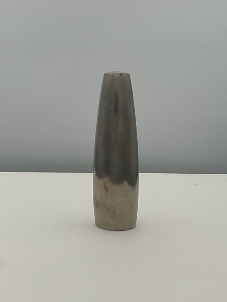 Salt shaker, Jens Quistgaard (Danish, Copenhagen 1919–2008 Vordingborg), Stainless steel, plastic 