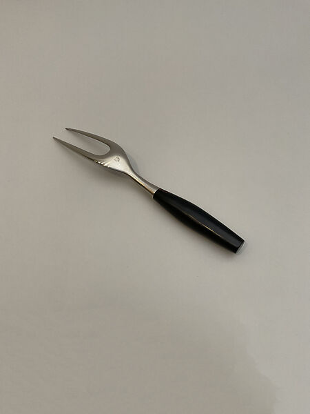 Carving set: Fork, Jens Quistgaard (Danish, Copenhagen 1919–2008 Vordingborg), Stainless steel and polystyrene
