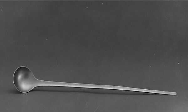Salad spoon, Magnus Stephensen (Danish, Copenhagen 1903–1984 Copenhagen), Stainless steel 